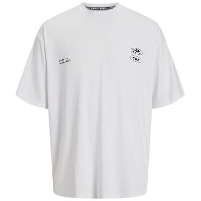 JACK & JONES Jcocnz Berlin T-shirt, Ljus vit, XS JACK & JONES Jcocnz Berlin T-shirt, Ljus vit, XS