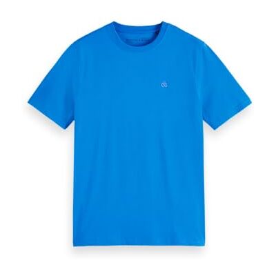 Scotch & Soda Seasonal core – logo regular fit t-shirt, League Blue 410, S Scotch & Soda Seasonal core – logo regular fit t-shirt, League Blue 410, S