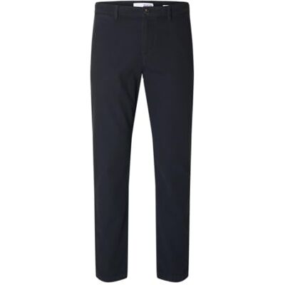 SELECTED HOMME Male Chino 175 texturerad smal passform, Mörk safir, 36W x 32L SELECTED HOMME Male Chino 175 texturerad smal passform, Mörk safir, 36W x 32L