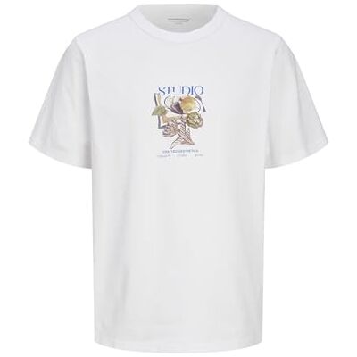 JACK & JONES JACK&JONES Jorbrooklyn Graphic Tee Ss C.N, Ljus vit, M JACK & JONES JACK&JONES Jorbrooklyn Graphic Tee Ss C.N, Ljus vit, M