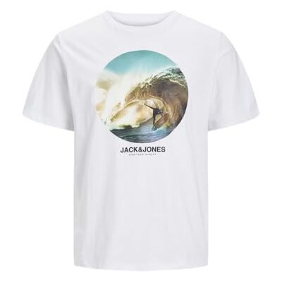 JACK & JONES JJCELLOX Tee SS Crew Neck, Vit, M JACK & JONES JJCELLOX Tee SS Crew Neck, Vit, M