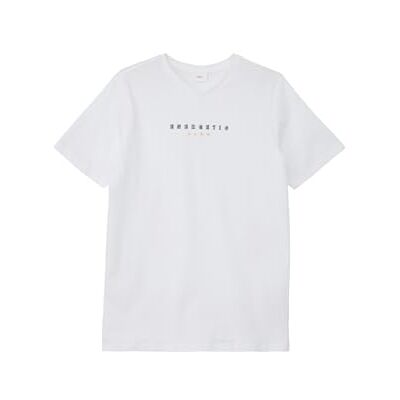 s.Oliver Pojkar t-shirt med tryck fram, Vit 0100, M s.Oliver Pojkar t-shirt med tryck fram, Vit 0100, M