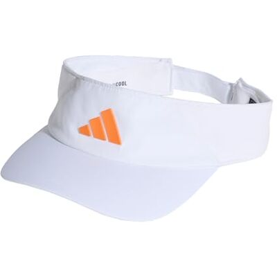 adidas Uniseks VISOR CLIMACOOL, white/Pure Orange, M-L adidas Uniseks VISOR CLIMACOOL, white/Pure Orange, M-L