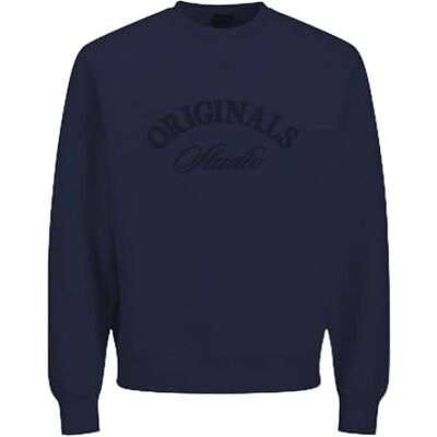 JACK & JONES Jorbleecker branding Sweat Crew Bf, Ocean Cavern, XS JACK & JONES Jorbleecker branding Sweat Crew Bf, Ocean Cavern, XS
