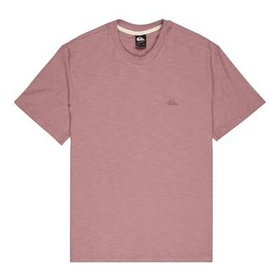 Quiksilver Slub rund hals kortärmad stickad topp lila S Quiksilver Slub rund hals kortärmad stickad topp lila S