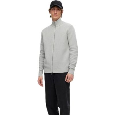 SELECTED HOMME SELETED HOMME Herrkofta, SLHDANE LS stickad struktur, full dragkedja, ljusgrå melange, stor, Ljusgrå melange, L SELECTED HOMME SELETED HOMME Herrkofta, SLHDANE LS stickad struktur, full dragkedja, ljusgrå melange, stor, Ljusgrå melange, L