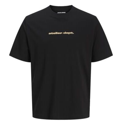 JACK & JONES Jjrody Tee Ss Crew Neck, svart, L JACK & JONES Jjrody Tee Ss Crew Neck, svart, L
