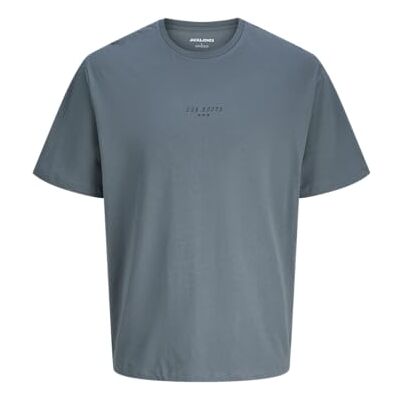 JACK & JONES Jjkenji Tee Ss Crew Neck, Stormigt väder, L JACK & JONES Jjkenji Tee Ss Crew Neck, Stormigt väder, L