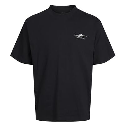 JACK & JONES JACK&JONES Jprblachad branding Ss Crew Neck Tee Sn, svart, L JACK & JONES JACK&JONES Jprblachad branding Ss Crew Neck Tee Sn, svart, L
