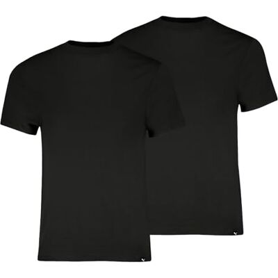 PUMA Everyday Crew Neck Tee 2P, svart, XL PUMA Everyday Crew Neck Tee 2P, svart, XL