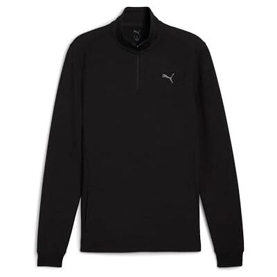 PUMA M Cloudspun 1/4 Zip Black PUMA M Cloudspun 1/4 Zip Black