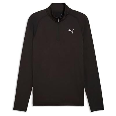 PUMA M PWRTRAIN FABRIX mix 1/4 dragkedja svart PUMA M PWRTRAIN FABRIX mix 1/4 dragkedja svart