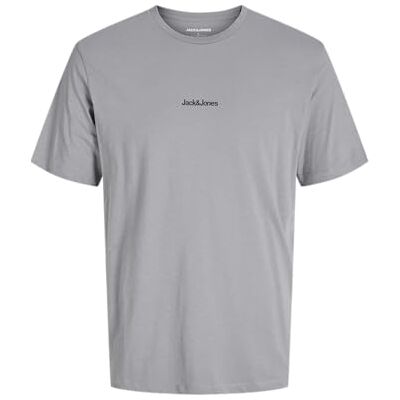 JACK & JONES Jjmine Tee Ss Crew Neck, Ultimate Grey, M JACK & JONES Jjmine Tee Ss Crew Neck, Ultimate Grey, M