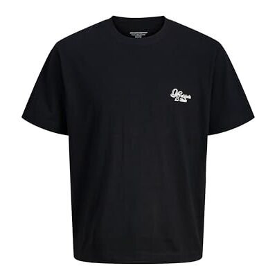 JACK & JONES Jorgramercy Back Graphic Tee Ss Cn, svart, XL JACK & JONES Jorgramercy Back Graphic Tee Ss Cn, svart, XL