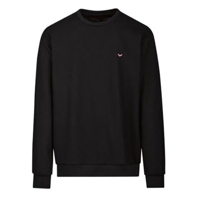 Trigema Sweatshirt i våffelutseende, svart, 3XL Trigema Sweatshirt i våffelutseende, svart, 3XL