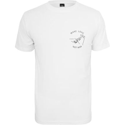 Tee Herr make love t-shirt, Vit, M Tee Herr make love t-shirt, Vit, M