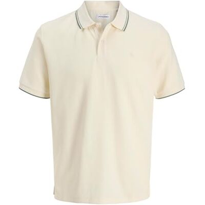 JACK & JONES Jjeaustin Polo Ss Noos, Antik vit, S JACK & JONES Jjeaustin Polo Ss Noos, Antik vit, S
