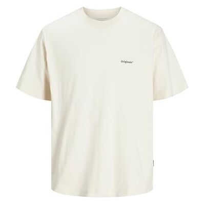 JACK & JONES Jorparos Easter Sketch Tee Ss Crew Neck, Antik vit, L JACK & JONES Jorparos Easter Sketch Tee Ss Crew Neck, Antik vit, L