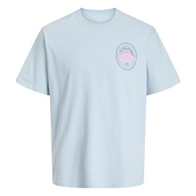 JACK & JONES Jorservice Gallery Tee Ss Crew Neck Tg, Skyway, M JACK & JONES Jorservice Gallery Tee Ss Crew Neck Tg, Skyway, M