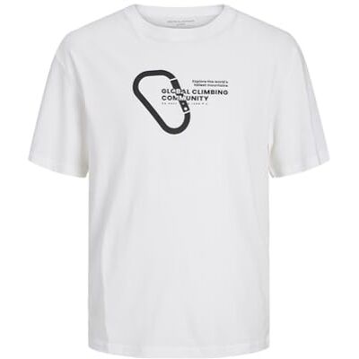 JACK & JONES JACK&JONES JCOONE Color Tee SS Crew Neck GC, Vit, XL JACK & JONES JACK&JONES JCOONE Color Tee SS Crew Neck GC, Vit, XL