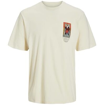 JACK & JONES JACK&JONES JORACLE Tee SS Crew Neck TG, Buttercreme, M JACK & JONES JACK&JONES JORACLE Tee SS Crew Neck TG, Buttercreme, M