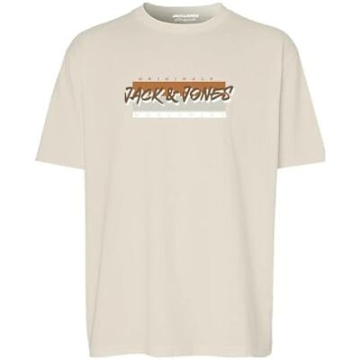 JACK & JONES Jorvarenna Tee Ss Crew Neck Fst, Antik vit, M JACK & JONES Jorvarenna Tee Ss Crew Neck Fst, Antik vit, M