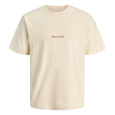 JACK & JONES Jornorrebro Emb Tee Ss Crew Neck Noos, Antik vit, XS JACK & JONES Jornorrebro Emb Tee Ss Crew Neck Noos, Antik vit, XS