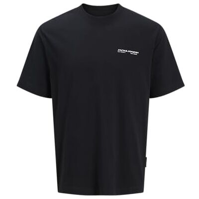 JACK & JONES herr Jcocalma Back Print Tee Ss Crew Neck, svart, XL JACK & JONES herr Jcocalma Back Print Tee Ss Crew Neck, svart, XL
