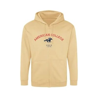 AMERICAN COLLEGE USA Tröja tröja med tryck varma kläder blandade män och kvinnor casual modell ACSZW3 beige M, Beige färg, M AMERICAN COLLEGE USA Tröja tröja med tryck varma kläder blandade män och kvinnor casual modell ACSZW3 beige M, Beige färg, M