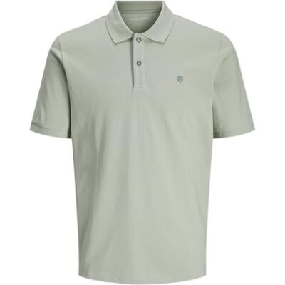 JACK & JONES Jprblasainz Ss Polo, Aqua Gray, S JACK & JONES Jprblasainz Ss Polo, Aqua Gray, S