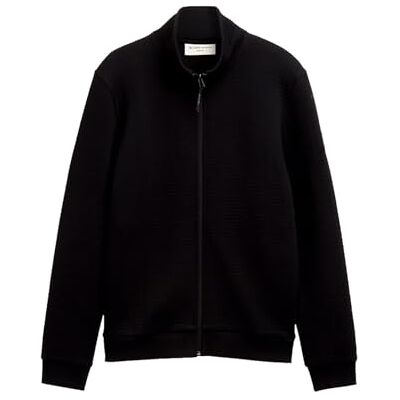 TOM TAILOR Denim herr sweatjacka, 29999 Svart, XXL TOM TAILOR Denim herr sweatjacka, 29999 Svart, XXL