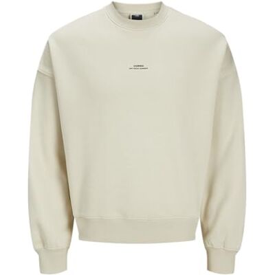 JACK & JONES JACK&JONES JCOTERRAIN Print Sweat Crew Neck, Tidal foam, M JACK & JONES JACK&JONES JCOTERRAIN Print Sweat Crew Neck, Tidal foam, M