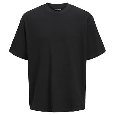 JACK & JONES Jjloui Osmos Tee Crew Neck, svart, L JACK & JONES Jjloui Osmos Tee Crew Neck, svart, L
