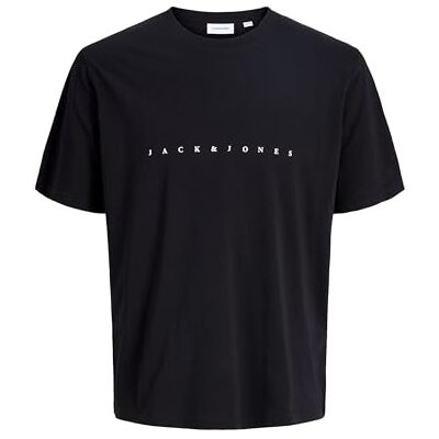 JACK & JONES Herr JJESTAR JJ Tee SS NOOS t-shirt, svart, L, svart, L JACK & JONES Herr JJESTAR JJ Tee SS NOOS t-shirt, svart, L, svart, L