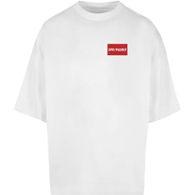 MERCHCODE T-shirt för män, 100% bomull, vit, L, Vit, L MERCHCODE T-shirt för män, 100% bomull, vit, L, Vit, L
