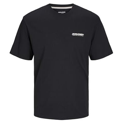 JACK & JONES JACK&JONES JJELEGACY Tee SS O-Neck NOOS, Svart/detalj: månstrån, L JACK & JONES JACK&JONES JJELEGACY Tee SS O-Neck NOOS, Svart/detalj: månstrån, L