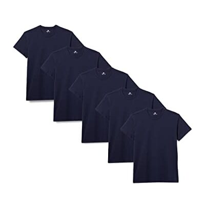 Lower East T-shirt med rund hals, Herr, Mörkblå (5-pack), XXL Lower East T-shirt med rund hals, Herr, Mörkblå (5-pack), XXL