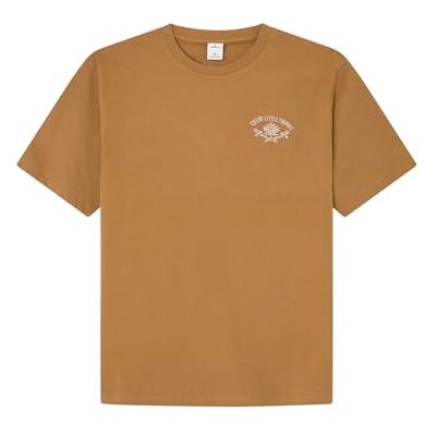 Springfield T-shirt för män, Rostad, S Springfield T-shirt för män, Rostad, S