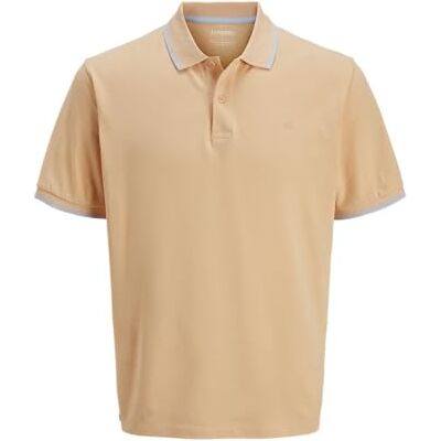 JJ REBEL Jrebzell Polo Ss Sn, Aprikos is, L JJ REBEL Jrebzell Polo Ss Sn, Aprikos is, L