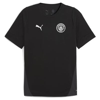 PUMA Manchester City FC Herr Träningströja 25/26, Svart (Black x Silver), XXL PUMA Manchester City FC Herr Träningströja 25/26, Svart (Black x Silver), XXL