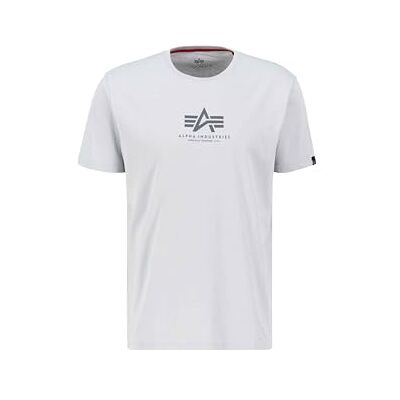 Alpha Industries Basic T Ml T-Shirt För Män Pastel Grey Alpha Industries Basic T Ml T-Shirt För Män Pastel Grey