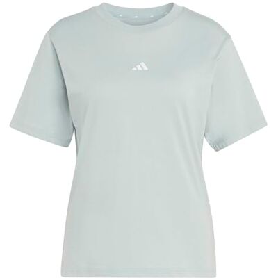 adidas Kobiety ESSENTIALS SMALL LOGO COTTON T-SHIRT, Wonder Sage/white, XS adidas Kobiety ESSENTIALS SMALL LOGO COTTON T-SHIRT, Wonder Sage/white, XS