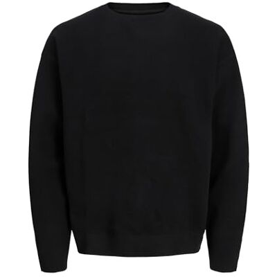 JACK & JONES Jprblabradfort stickad crew neck, svart, S JACK & JONES Jprblabradfort stickad crew neck, svart, S