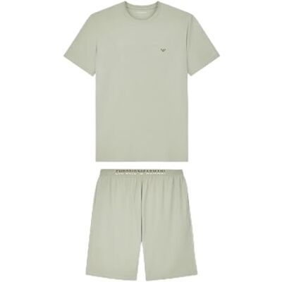 Giorgio Armani Mjuk MODAL T-SHIRT+SHORTS PYJAMA Grå XL Giorgio Armani Mjuk MODAL T-SHIRT+SHORTS PYJAMA Grå XL