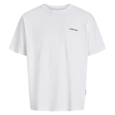 JACK & JONES Jcomotion Photo Back Ss Tee Crew Neck, Ljus vit, XL JACK & JONES Jcomotion Photo Back Ss Tee Crew Neck, Ljus vit, XL