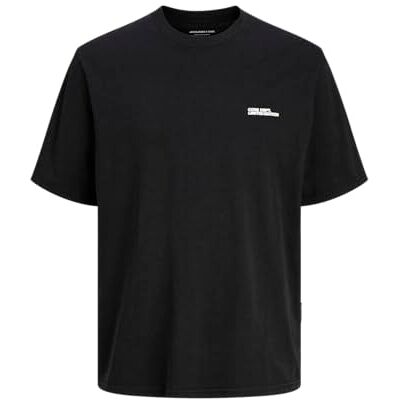 JACK & JONES Jcoinfinity Sun Back Tee Ss Crew Neck, svart, M JACK & JONES Jcoinfinity Sun Back Tee Ss Crew Neck, svart, M
