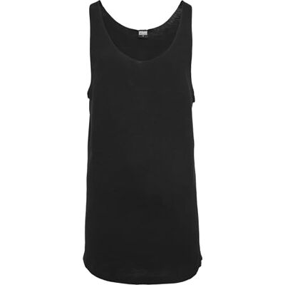 Urban Classics Lång formad öppen kant lös tank sport linne herr, svart, M Urban Classics Lång formad öppen kant lös tank sport linne herr, svart, M
