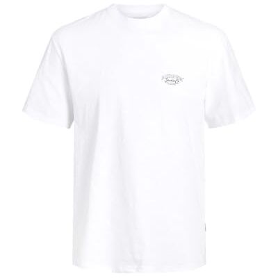JACK & JONES JACK&JONES Jorbronx Arch Small Tee Ss Crew Neck, Ljus vit, L JACK & JONES JACK&JONES Jorbronx Arch Small Tee Ss Crew Neck, Ljus vit, L