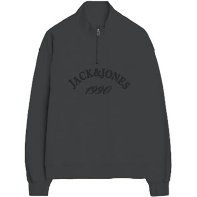 JACK & JONES Jorbleecker varumärke sweat high neck Bf, Skogsriver, XL JACK & JONES Jorbleecker varumärke sweat high neck Bf, Skogsriver, XL