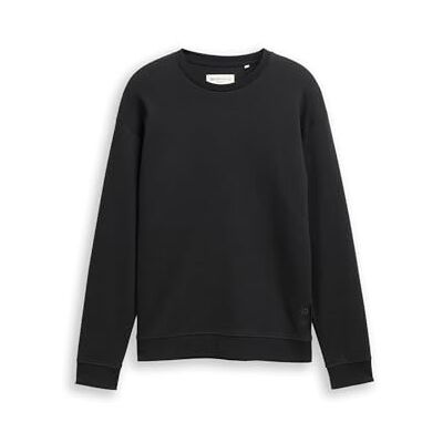 TOM TAILOR Denim herr sweatshirt, 10429 – nattklocka svart, XL TOM TAILOR Denim herr sweatshirt, 10429 – nattklocka svart, XL